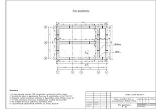 План фундамента