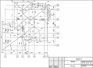 План кровли